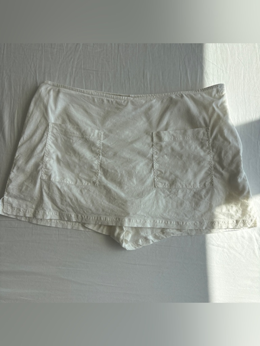 Urban Outfitters White Low Waist Skirt